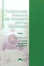 Toxico. humaine des produits phyto sanitaire - Intérieur - Format classique