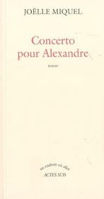 Concerto pour alexandre - Intérieur - Format classique