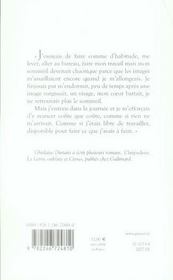 Un effondrement - 4ème de couverture - Format classique