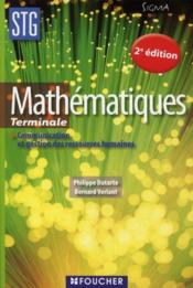 Mathematiques ; terminale STG communication et gestion des ressources humaines ; ouvrage (2e edition)