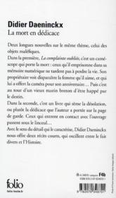 La mort en dédicace - Couverture - Format classique