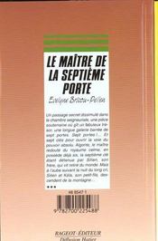 Le Maitre De La Septieme Porte - 4ème de couverture - Format classique
