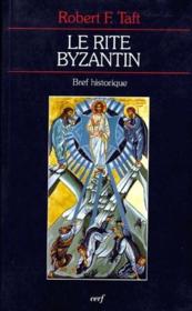 Le rite byzantin - Couverture - Format classique
