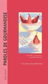 Paroles de gourmandises - Couverture - Format classique