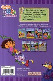 La soirée pyjama de Dora - 4ème de couverture - Format classique
