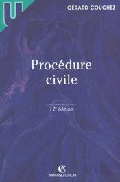 Procedure Civile ; 12e Edition - Intérieur - Format classique