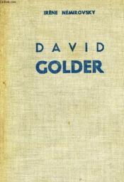 David Golder - Couverture - Format classique