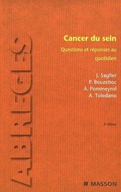 Cancer du sein ; questions et réponses au quotidien (3e édition) - Couverture - Format classique
