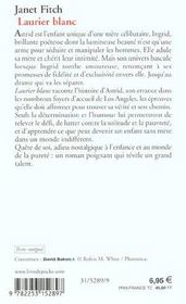 Laurier blanc - 4ème de couverture - Format classique
