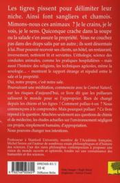 Le mal propre ; polluer pour s'approprier ? - 4ème de couverture - Format classique