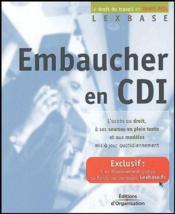 Embaucher en CDI - Couverture - Format classique