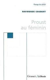 Proust au féminin - Couverture - Format classique