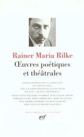 Vente  Oeuvres poétiques et théâtrales  - Rainer Maria RILKE 