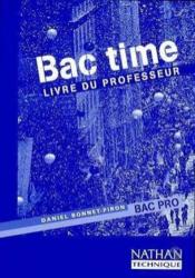 Bac time bac pro professeur 98 - Couverture - Format classique