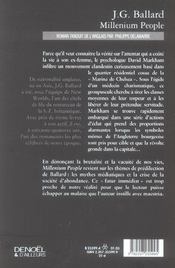 Millenium people - 4ème de couverture - Format classique