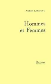 Hommes et femmes - Couverture - Format classique