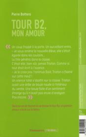 Tour B2 Mon Amour Pierre Bottero