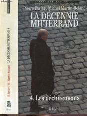 La décennie Mitterrand t.4 ; les déchirements (1992-1995) - Couverture - Format classique