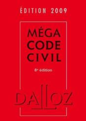 Méga code civil 2009 (8e édition) - Couverture - Format classique