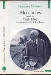 Bloc-notes t.4 ; 1965-1967 - Couverture - Format classique