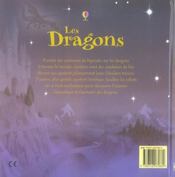 Les dragons - 4ème de couverture - Format classique