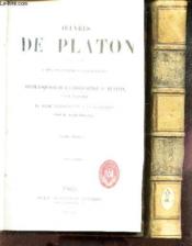 OEUVRES DE PLATON - EN 2 VOLUMES : TOMES 1 et 2. : LITTERATURE GRECQUE. - Couverture - Format classique