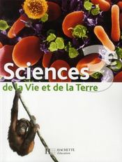 Sciences de la vie et de la terre Hervé ; 3ème ; livre de l'élève (édition 2008) - Intérieur - Format classique