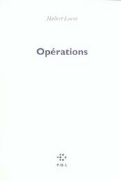 Opérations - Intérieur - Format classique