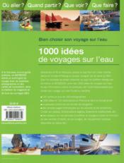 GEOBOOK ; 1000 idées de voyages sur l'eau - 4ème de couverture - Format classique