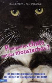 Pourquoi les chats ont des moustaches ?  - Becker-M 