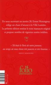 Paris est une fête - Ernest Hemingway