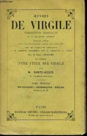 Oeuvres de Virgile. TOME Ier : Bucoliques, Géorgiques, Enéide (Livres I, II et III) - Couverture - Format classique