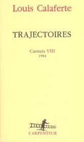 Carnets - viii - trajectoires - (1984) - Intérieur - Format classique