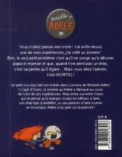 Mortelle Adèle Tome 6 : un talent monstre ! - 4ème de couverture - Format classique