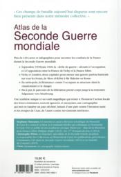 Atlas de la seconde guerre mondiale - 4ème de couverture - Format classique