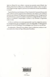 Manuel de Russe volume 2 t.1 - 4ème de couverture - Format classique