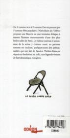Abécédaire de l'Odéon - 4ème de couverture - Format classique
