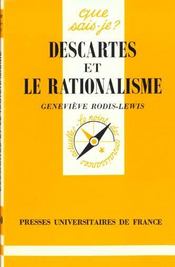 Descartes et le rationalisme qsj 1150  - Rodis - Lewis Genevi - Geneviève Rodis-Lewis 