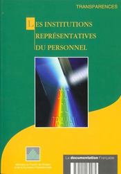Les institutions représentatives du personnel - Intérieur - Format classique