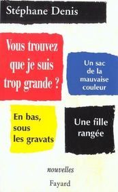 Vous trouvez que je suis trop grande ? - Intérieur - Format classique