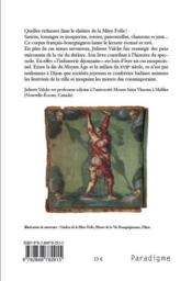 Théâtre de la mère folle ; Dijon XVI-XVIIe - 4ème de couverture - Format classique