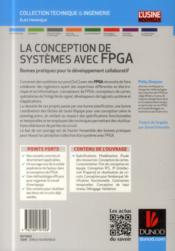 La conception de systèmes avec FPGA ; bonnes pratiques pour le développement collaboratif - 4ème de couverture - Format classique