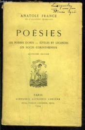 Poesies- Les Poemes Dores- Idylles Et Legendes- Les Noces Corinthiennes - Couverture - Format classique