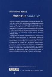 Monsieur Gagarine - 4ème de couverture - Format classique