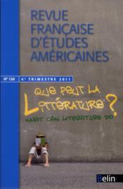 REVUE FRANCAISE D'ETUDES AMERICAINES N.130 ; 4e trimestre 2011  - Revue Francaise D'Etudes Americaines 