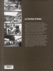 La Corrèze d'antan, à travers la carte postale ancienne - 4ème de couverture - Format classique