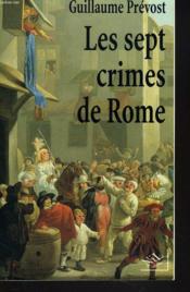 Les sept crimes de rome - Couverture - Format classique