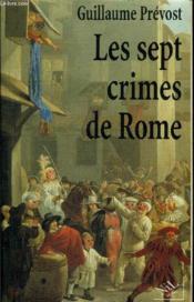 Les sept crimes de rome - Couverture - Format classique