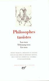 Philosophes taoïstes t.1  - Collectif - Collectifs Gallimard - Collectif Gallimard - Lie Yu Kou 