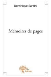 Memoires de pages - Couverture - Format classique